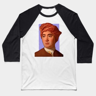 Scottish Philosopher David Hume illustration Baseball T-Shirt